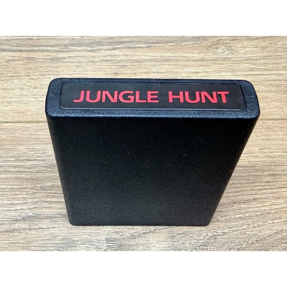 Jungle Hunt (Atari 2600, 1983) CIB Complete w/ Manual, Warranty Card & Box